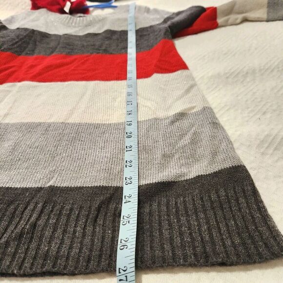 IZ BYER Sweater For Girls Size 16 XL with scarf Striped Colors  B1 - Picture 7 of 10